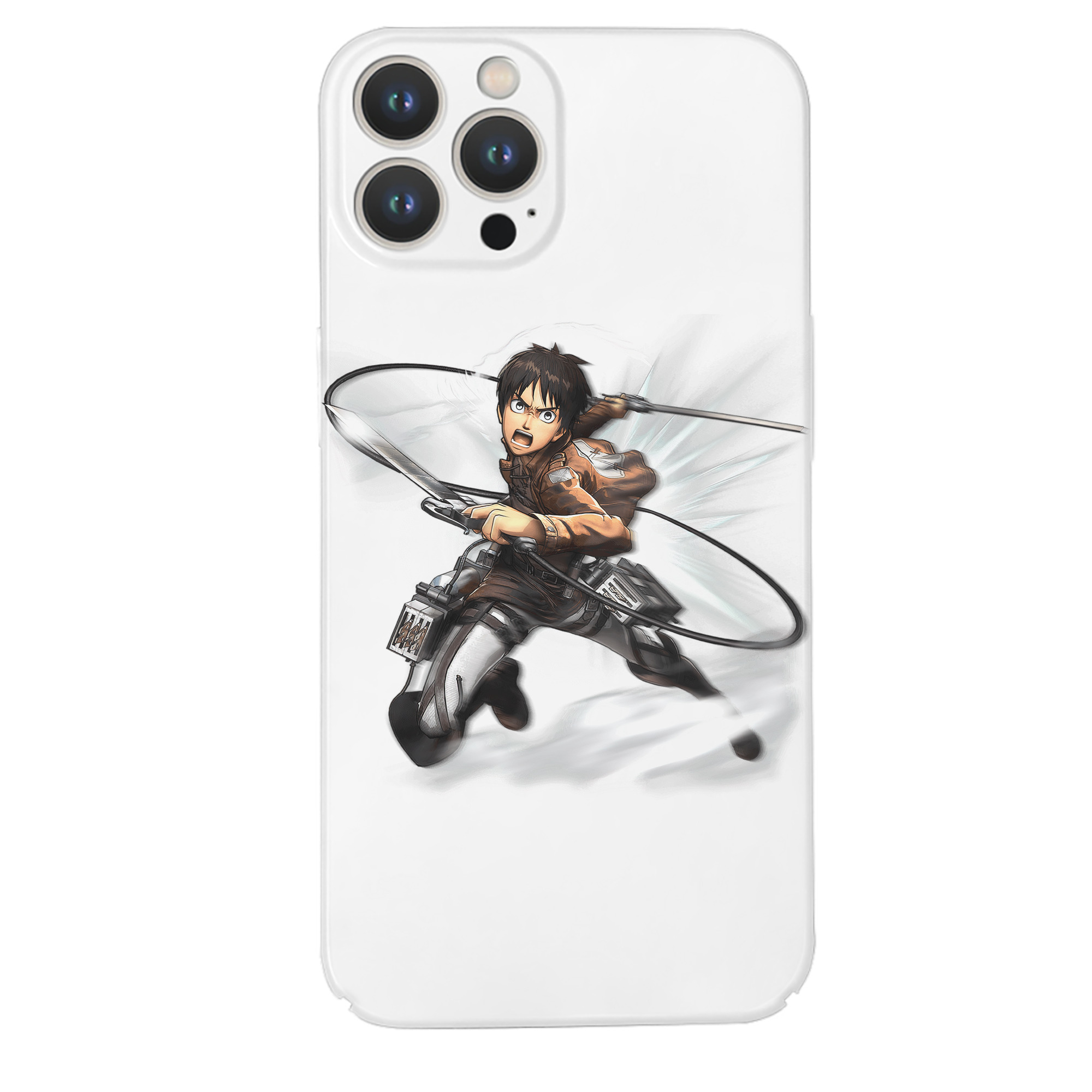 （画像用） 進撃の巨人 エレン･イェーガー Attack on Titan Eren Jäger 【iPhone 14シリーズ対応】ハードケース